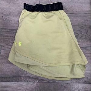 Yellow Under Armour Shorts